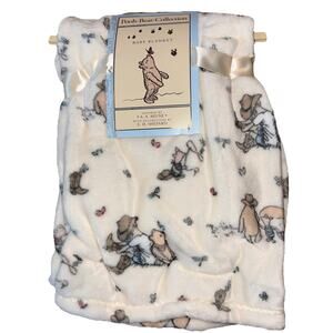 Winnie The Pooh Bear Collection Baby Blanket Cowboy Boots Western Piglet 30x40
